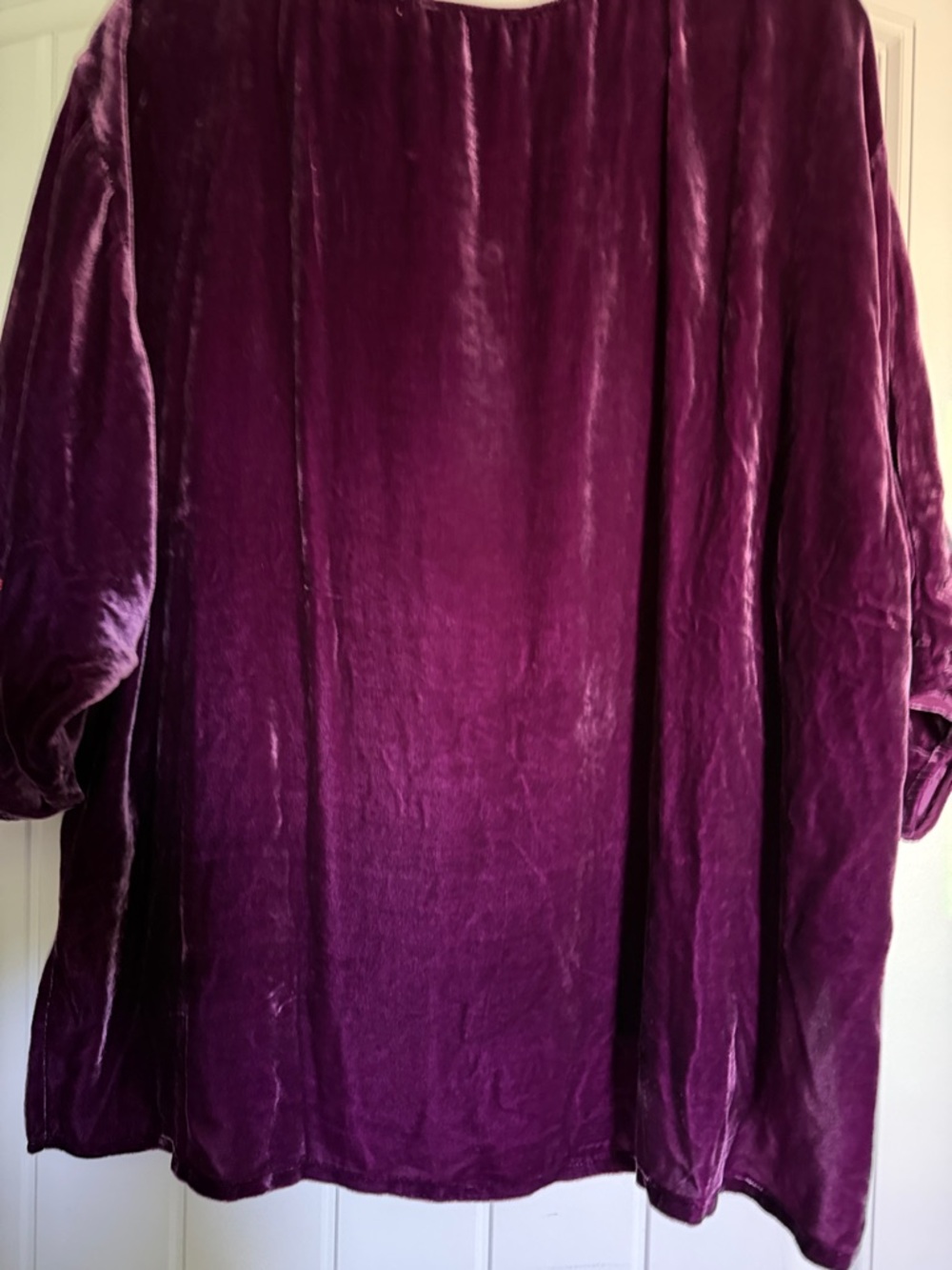 Johnny Was Boatneck Nikkola Velvet Blouse - Picture 15 of 16